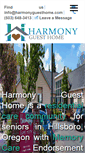 Mobile Screenshot of harmonyguesthome.com